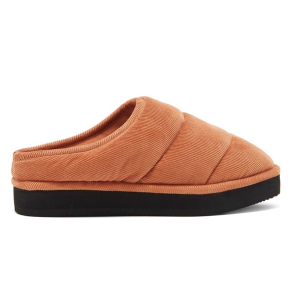 NWT Loeffler Randall Corduroy Puffer Cozy Slip-On Mules - Picture 3 of 5